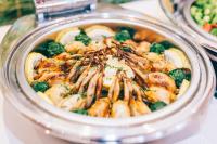 Mad på lejlighedshotellet eller i nærheden