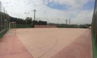 Tenis alebo squash v ubytovaní Apartamento en 1ª línea con piscina alebo jeho okolí