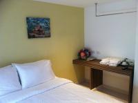 Postel nebo postele na pokoji v ubytování Nantra Ekkamai Hotel