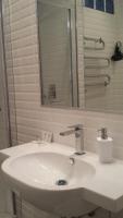 A bathroom at EMI's Guest House