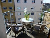 Balkón nebo terasa v ubytování Apartments Palmovka