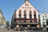 a building with a clock tower on top of it at TOPFLOOR Les Terrasses in Dieppe