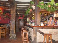 Lounge nebo bar v ubytování Hostal Rural Elosta