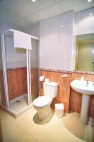 Kúpeľňa v ubytovaní Hostal Restaurante Hermanos Zamora