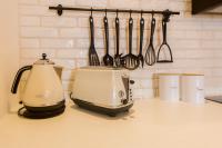 Coffee and tea making facilities at Villa Myrto