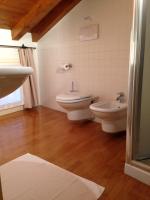 A bathroom at La Dogana