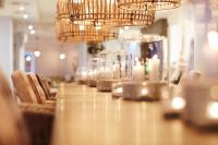 Restaurace v ubytování Beach Apartments Heiligenhafen