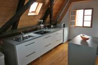 Kuchyň nebo kuchyňský kout v ubytování Apartment Soukenicka 44