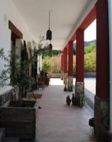 A garden outside El Balcón del Huéznar