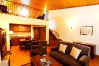 a living room with a couch and a table at Parador Casa Da Insua in Penalva do Castelo