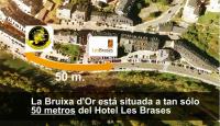 Půdorys ubytování Hotel Restaurant Les Brases