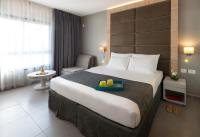 Ein Bett oder Betten in einem Zimmer der Unterkunft Hotel Astral Nirvana Club- Half Board
