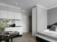 Kuchyňa alebo kuchynka v ubytovaní Lavoo Boutique Apartments