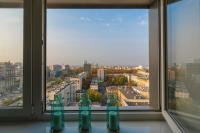 Výhľad na mesto Varšava alebo výhľad na mesto priamo z apartmánu