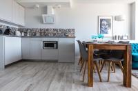 Kuchyňa alebo kuchynka v ubytovaní Apartament Świętokrzyska
