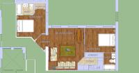 Půdorys ubytování Apartamentos Alcalá