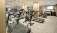 Fitness centrum a/nebo fitness zařízení v ubytování Ilunion Málaga