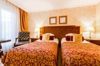 Postel nebo postele na pokoji v ubytování Gordion Hotel - Special Class
