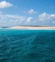 an island in the middle of the ocean at Hotel Maharajah in Mamoudzou