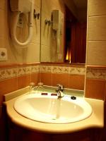 Koupelna v ubytování Hotel La Bodega