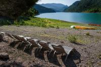 Paisaje cerca de este camping