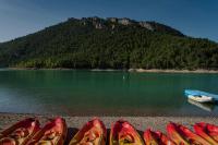 Paisaje cerca de este camping