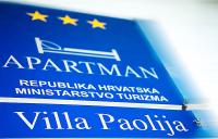 Certifikát, hodnocení, plakát nebo jiný dokument vystavený v ubytování Villa Paolija