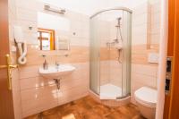 Koupelna v ubytování Hotel Morava