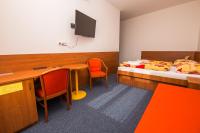 TV a/nebo společenská místnost v ubytování Hotel Morava