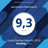 Certifikát, hodnocení, plakát nebo jiný dokument vystavený v ubytování Apartamento Playa Esquirol