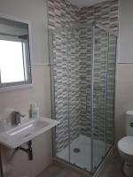 Koupelna v ubytování Hostal Goyesco Plaza