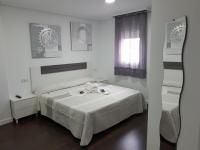 Postel nebo postele na pokoji v ubytování Hostal Goyesco Plaza