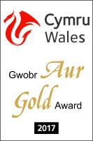 ein Zeichen für die jährlichen Luftgold-Preise von Emu wales in der Unterkunft Taldraeth - Old Vicarage Guest House in Penrhyndeudreath