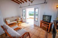A television and/or entertainment centre at Marcelo - charming, Finca style holiday villa in Moraira