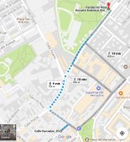 Půdorys ubytování Apartamento Los Olivos Jerez