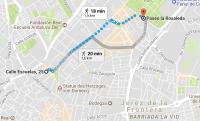 Půdorys ubytování Apartamento Los Olivos Jerez