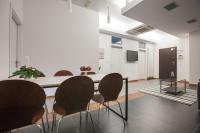 Televízia a/alebo spoločenská miestnosť v ubytovaní Apartments City Wellness Center