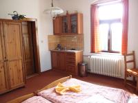 Kuchyň nebo kuchyňský kout v ubytování Penzion, apartmany Florian