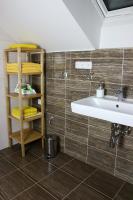 Koupelna v ubytování Apartmány za sakurou