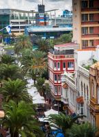 A general view of Las Palmas de Gran Canaria or a view of the city taken from Az apartmant
