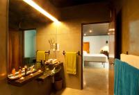 a bathroom with a sink and a mirror at Dickman Resort "The Boutique Hotel" in Negombo