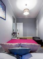 Posteľ alebo postele v izbe v ubytovaní ClickTheFlat Tamka Street Apart Rooms