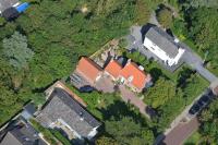 Letecký snímek ubytování Vakantiewoning "Aan het Bosje" ZOUTELANDE - Strand 200m !