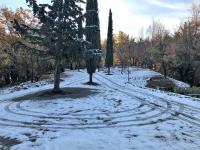Villa Podere Del Grasso during the winter