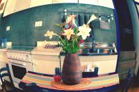 A kitchen or kitchenette at Dammuso "La Catalana"