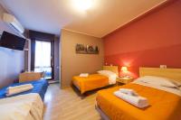 Posteľ alebo postele v izbe v ubytovaní Hotel Albi