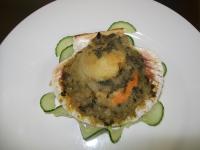 a white plate with a piece of food on a plate at Chapel House in Atherstone