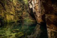a pool of water in a cave at New Center Hotel in Carolina