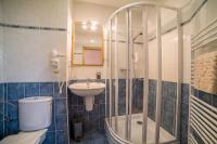 Koupelna v ubytování Hotel Tři Věžičky