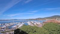 a view of a marina with boats in the water at Miremer in Sainte-Maxime